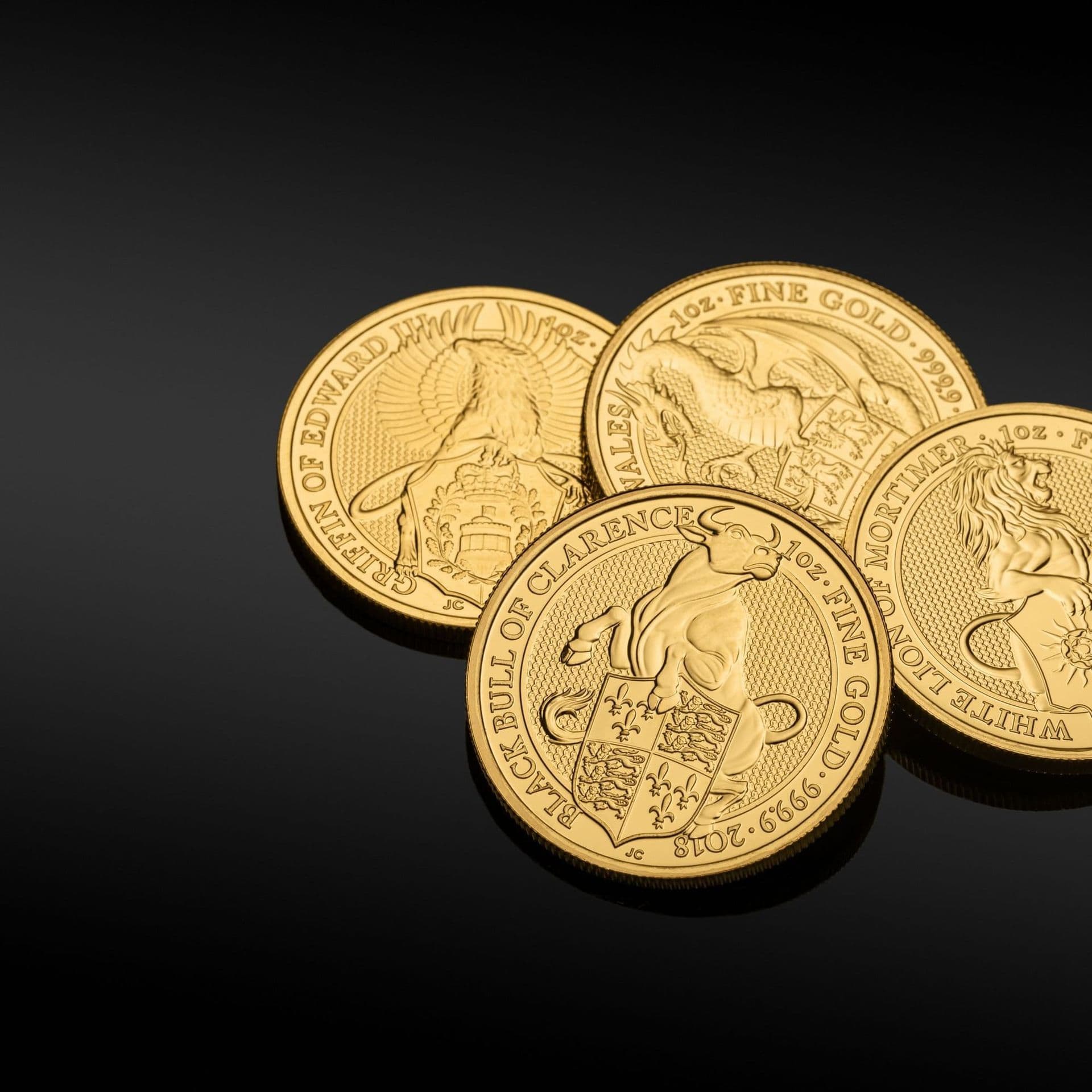One-ounce bullion coins